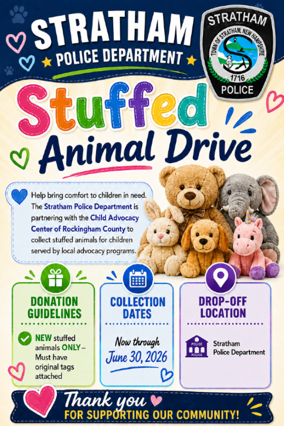 Stuffed Animal Drive-Child Advocacy Ctr